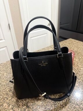 kate spade | Bags | Kate Spade Black White Square Print Bag  display picture 3